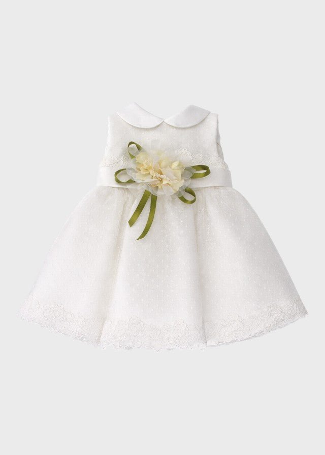 Abito Fil Coupé Seta Vaniglia GG2639CMI corredino e abbigliamento neonato | NANU' BABY