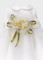 Abito Fil Coupé Seta Vaniglia GG2639CMI corredino e abbigliamento neonato | NANU' BABY