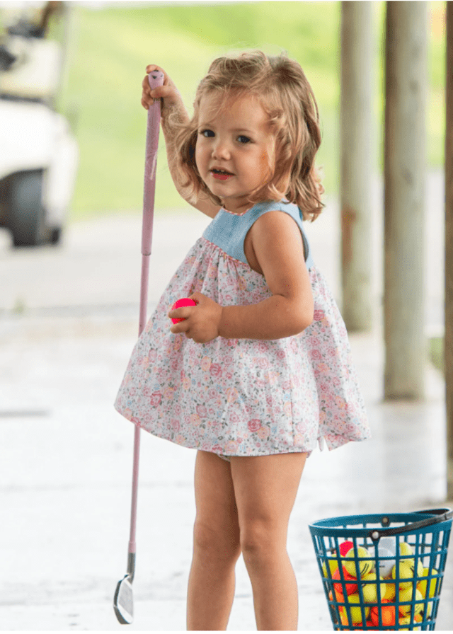 Abito Fiorellini Cuffietta Corallo 0154/48 corredino e abbigliamento neonato | NANU' BABY