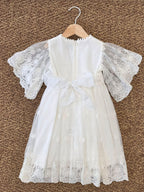 Abito in fibra ramie naturale Bimba Natural EG301 corredino e abbigliamento neonato | NANU' BABY