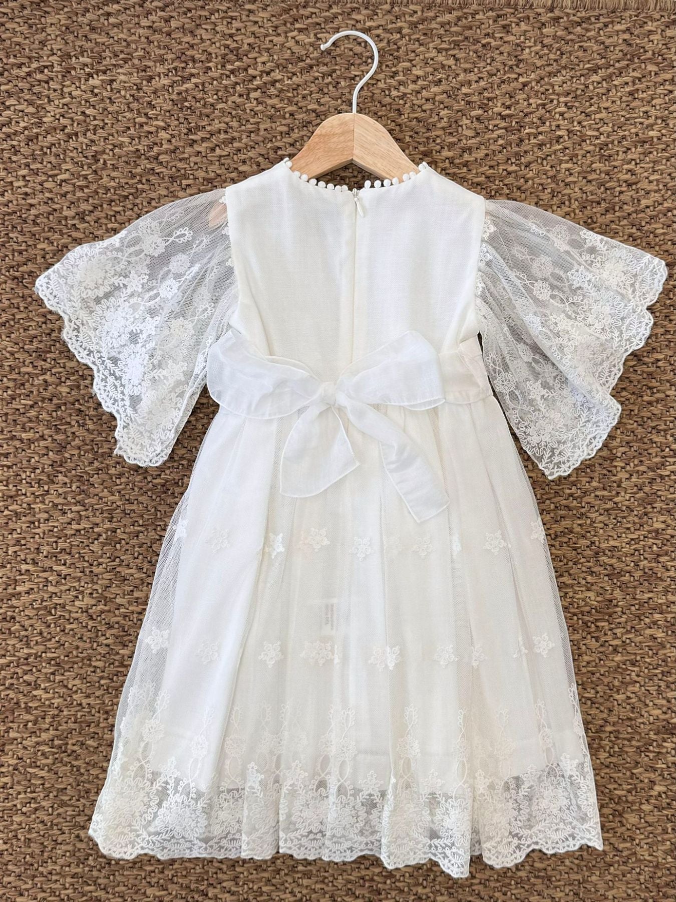 Abito in fibra ramie naturale Bimba Natural EG301 corredino e abbigliamento neonato | NANU' BABY