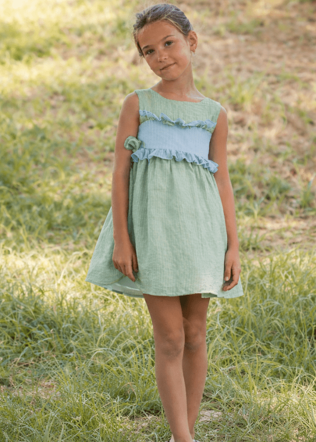 Abito Verde Smeraldo Fiocchi 0507/92 corredino e abbigliamento neonato | NANU' BABY