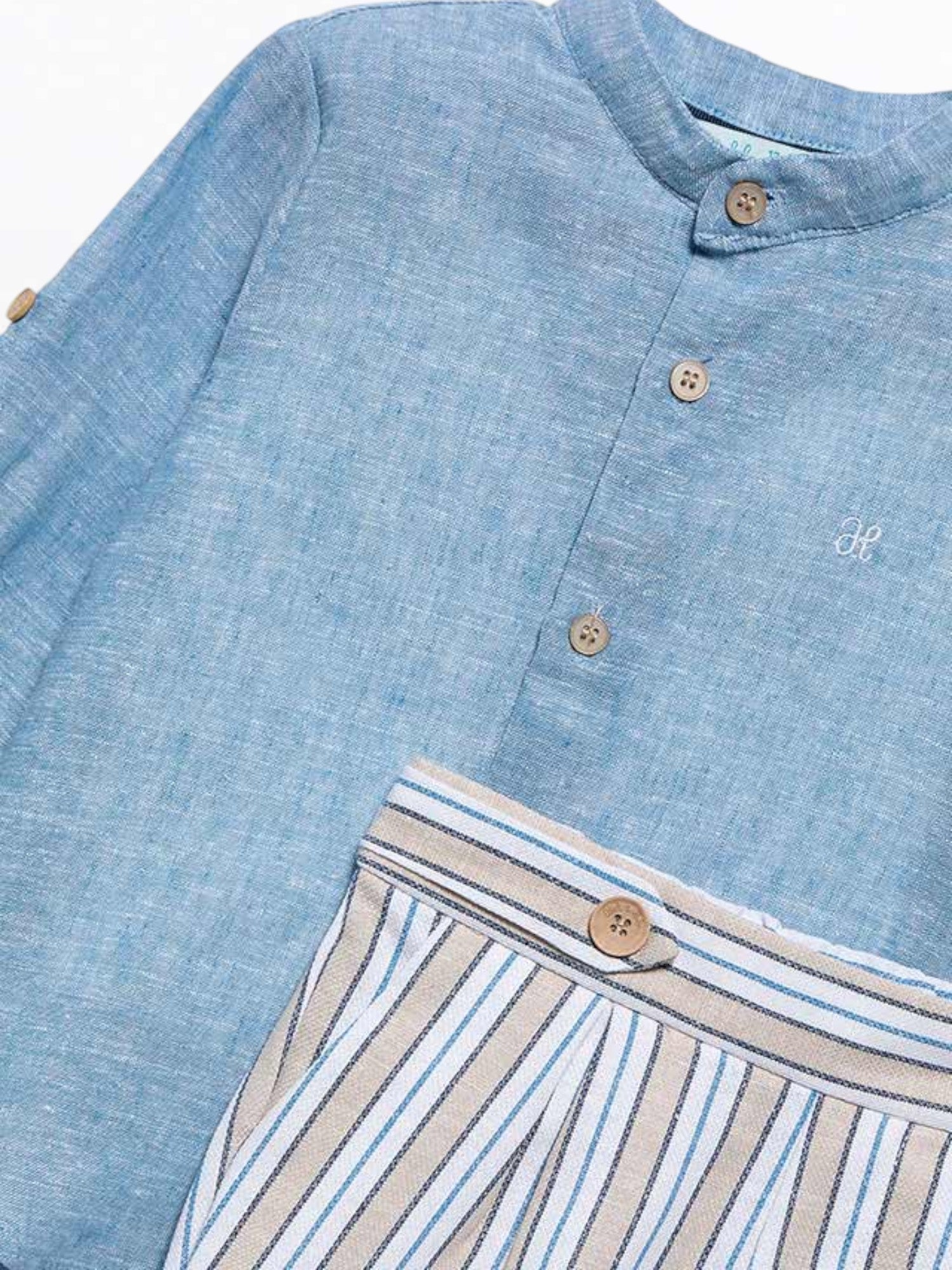 Completo bermuda camicia Bimbo AZZURRO 5203 /1