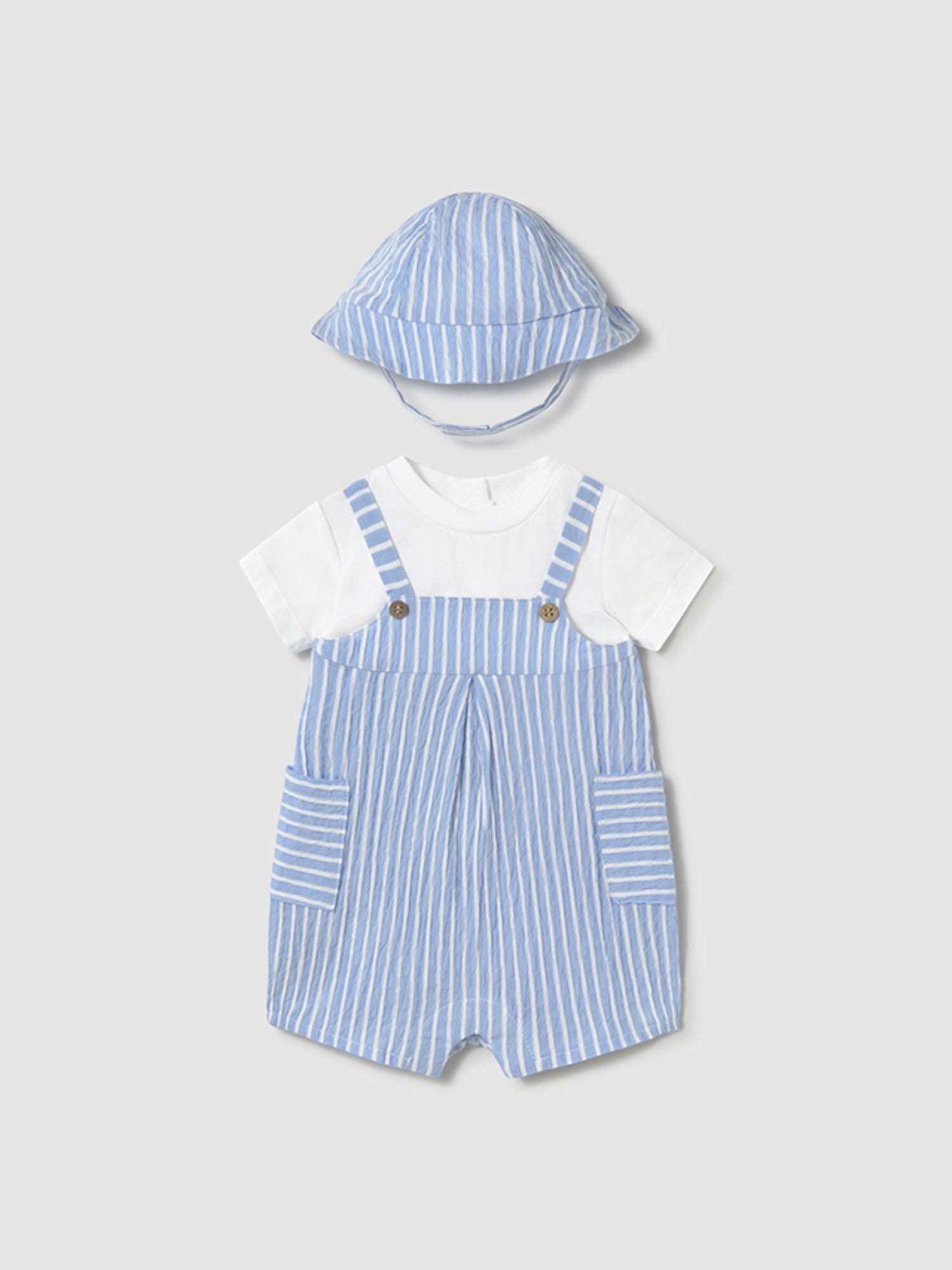 Tutina corta e cappello Bimbo CIELO 1602 /C