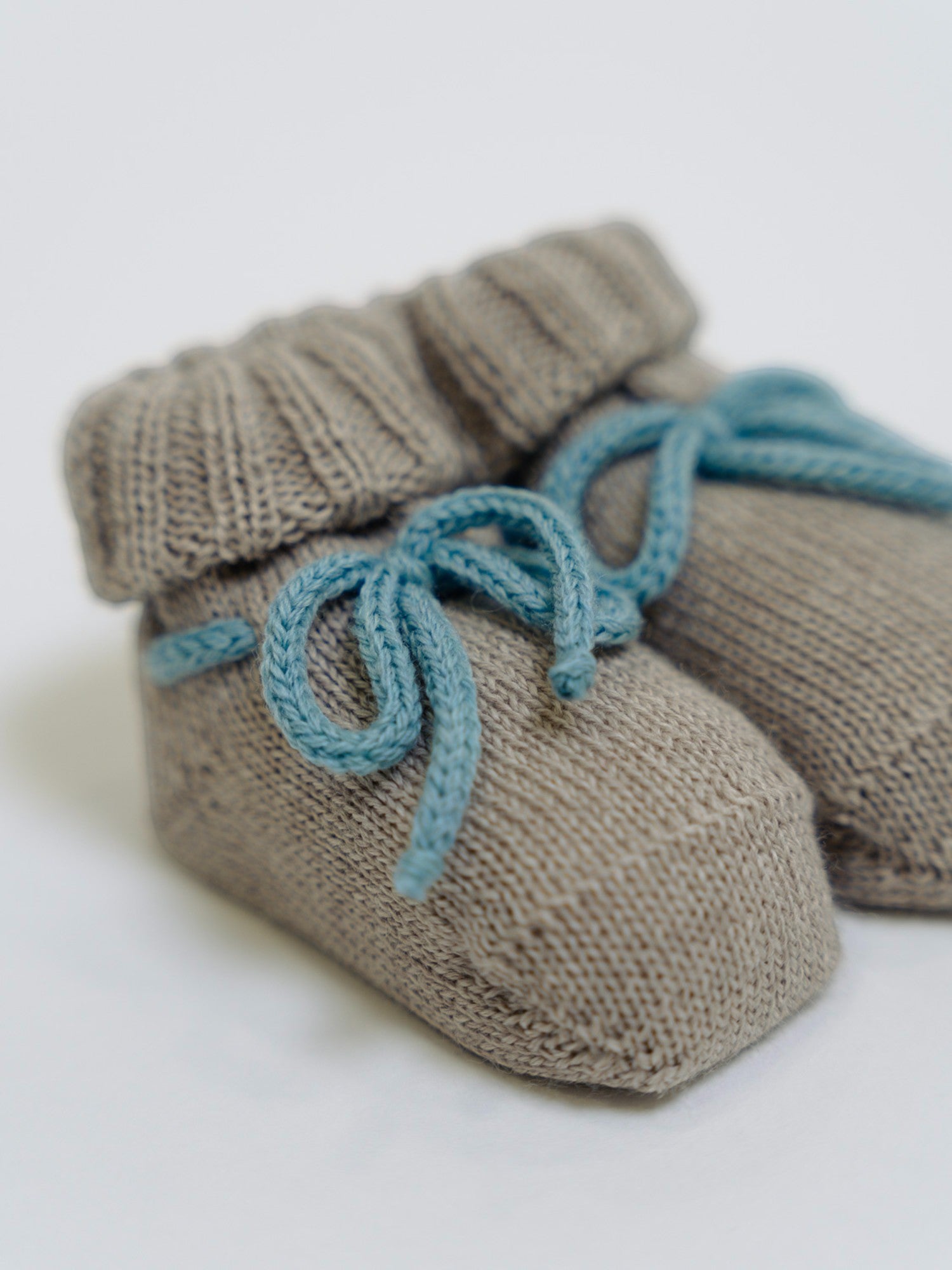 Babbucce Righe Neonato AVORIO RIGHE 706/E -  NANU' BABY