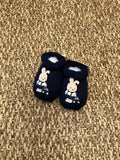 Babbucce Coniglio con macchinina Neonato BLU 30547/B8 corredino e abbigliamento neonato | NANU' BABY