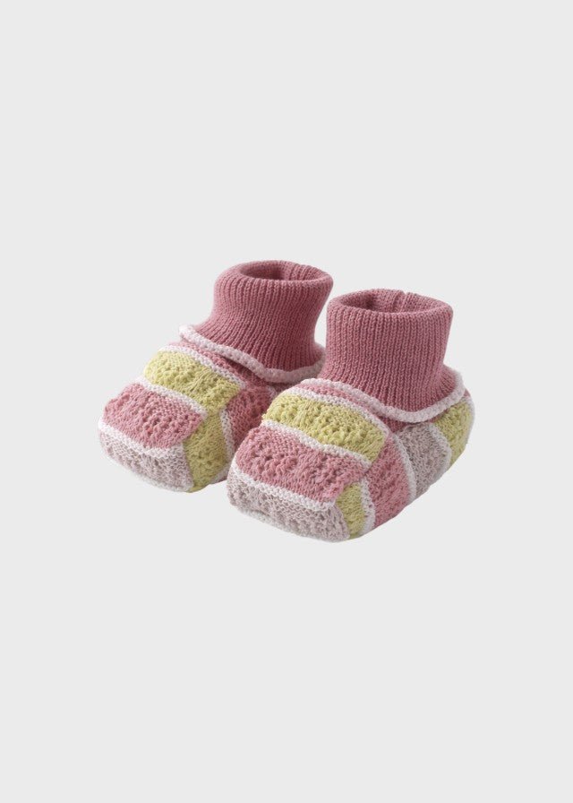 Babbucce Cotone Melograno EK11S/M corredino e abbigliamento neonato | NANU' BABY