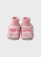 Babbucce Cotone Rosa EK11S/R corredino e abbigliamento neonato | NANU' BABY