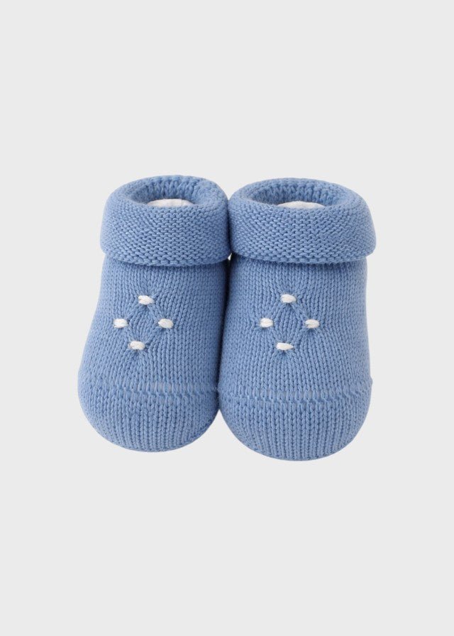 Babbucce Cotone Smock Petalo NIDO/765 - P corredino e abbigliamento neonato | NANU' BABY