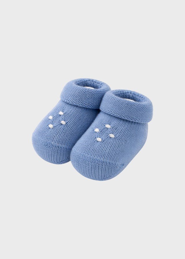 Babbucce Cotone Smock Petalo NIDO/765 - P corredino e abbigliamento neonato | NANU' BABY