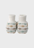 Babbucce Cotone Verde EK51S/V corredino e abbigliamento neonato | NANU' BABY