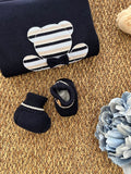 Babbucce Orsetto Neonato Blu 6786 corredino e abbigliamento neonato | NANU' BABY