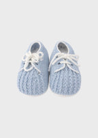 Babbucce Punto Vapore Cielo ROBERTO/SC corredino e abbigliamento neonato | NANU' BABY