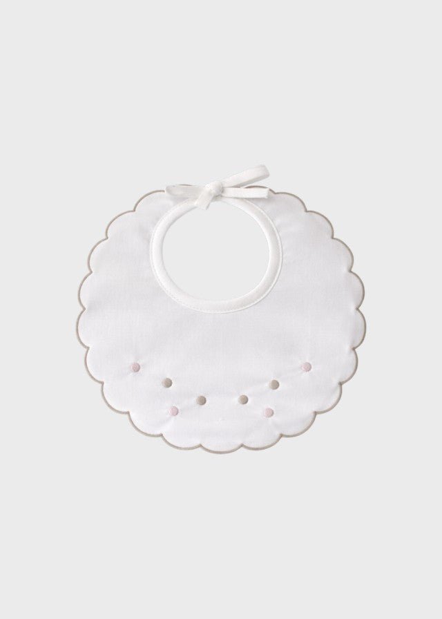 Bavetta Cotone Rosa EK59BAV/R corredino e abbigliamento neonato | NANU' BABY