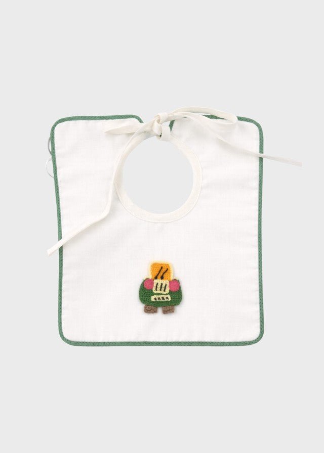 Bavetta Cotone Veicoli Verde CETIN/BAV - V corredino e abbigliamento neonato | NANU' BABY