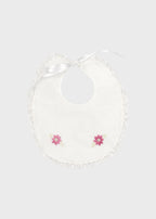 Bavetta Margherite Applicate Ciclamino ZULEYA/BAV - F corredino e abbigliamento neonato | NANU' BABY