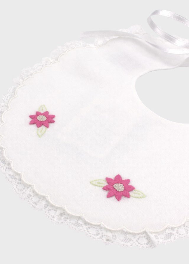 Bavetta Margherite Applicate Ciclamino ZULEYA/BAV - F corredino e abbigliamento neonato | NANU' BABY