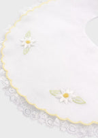 Bavetta Margherite Applicate Giallo ZULEYA/BAV - G corredino e abbigliamento neonato | NANU' BABY