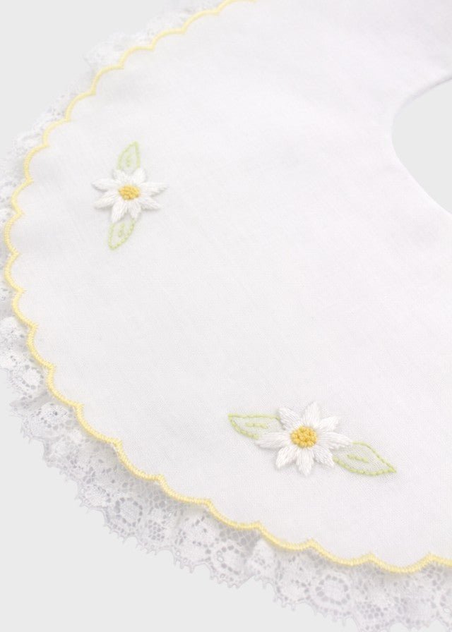 Bavetta Margherite Applicate Giallo ZULEYA/BAV - G corredino e abbigliamento neonato | NANU' BABY