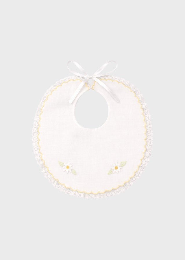 Bavetta Margherite Applicate Giallo ZULEYA/BAV - G corredino e abbigliamento neonato | NANU' BABY