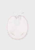 Bavetta Margherite Applicate Rosa ZULEYA/BAV - R corredino e abbigliamento neonato | NANU' BABY