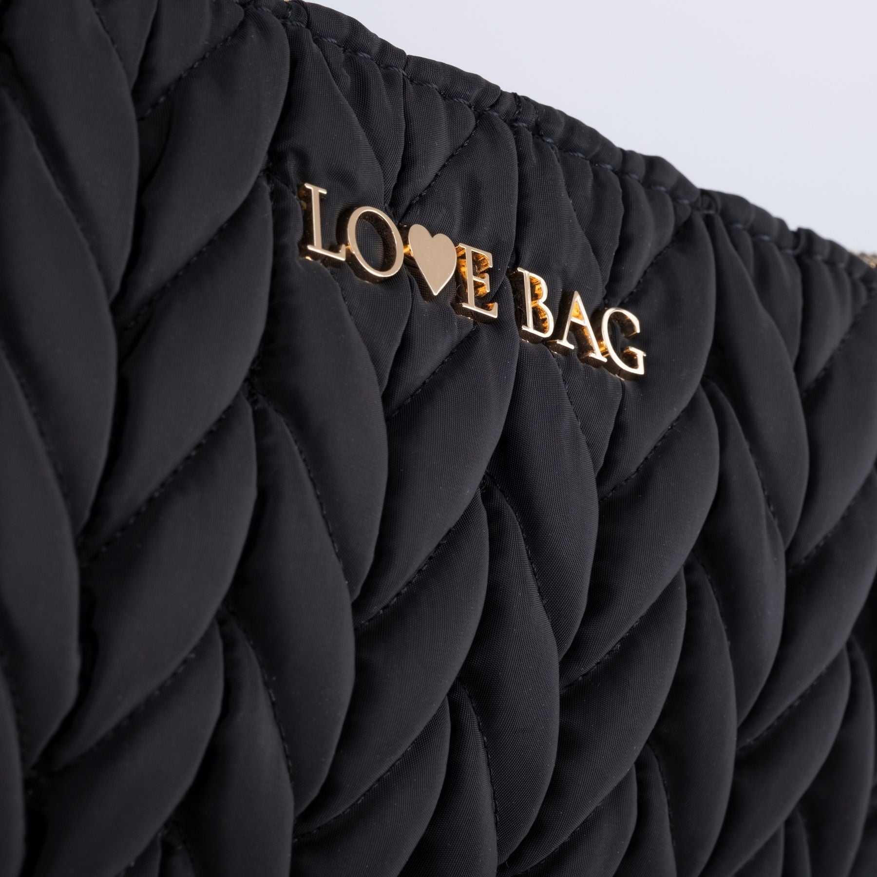 Beauty Nero LOVE BAG - Tessuto Premium 2000000312057 corredino e abbigliamento neonato | NANU' BABY