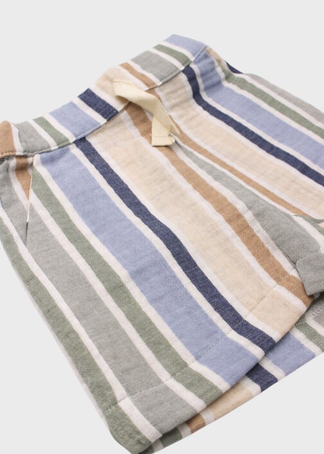 Bermuda Bimbo Garza Cotone Multicolore C63312 corredino e abbigliamento neonato | NANU' BABY