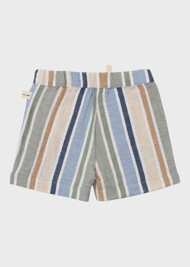 Bermuda Bimbo Garza Cotone Multicolore C63312 corredino e abbigliamento neonato | NANU' BABY