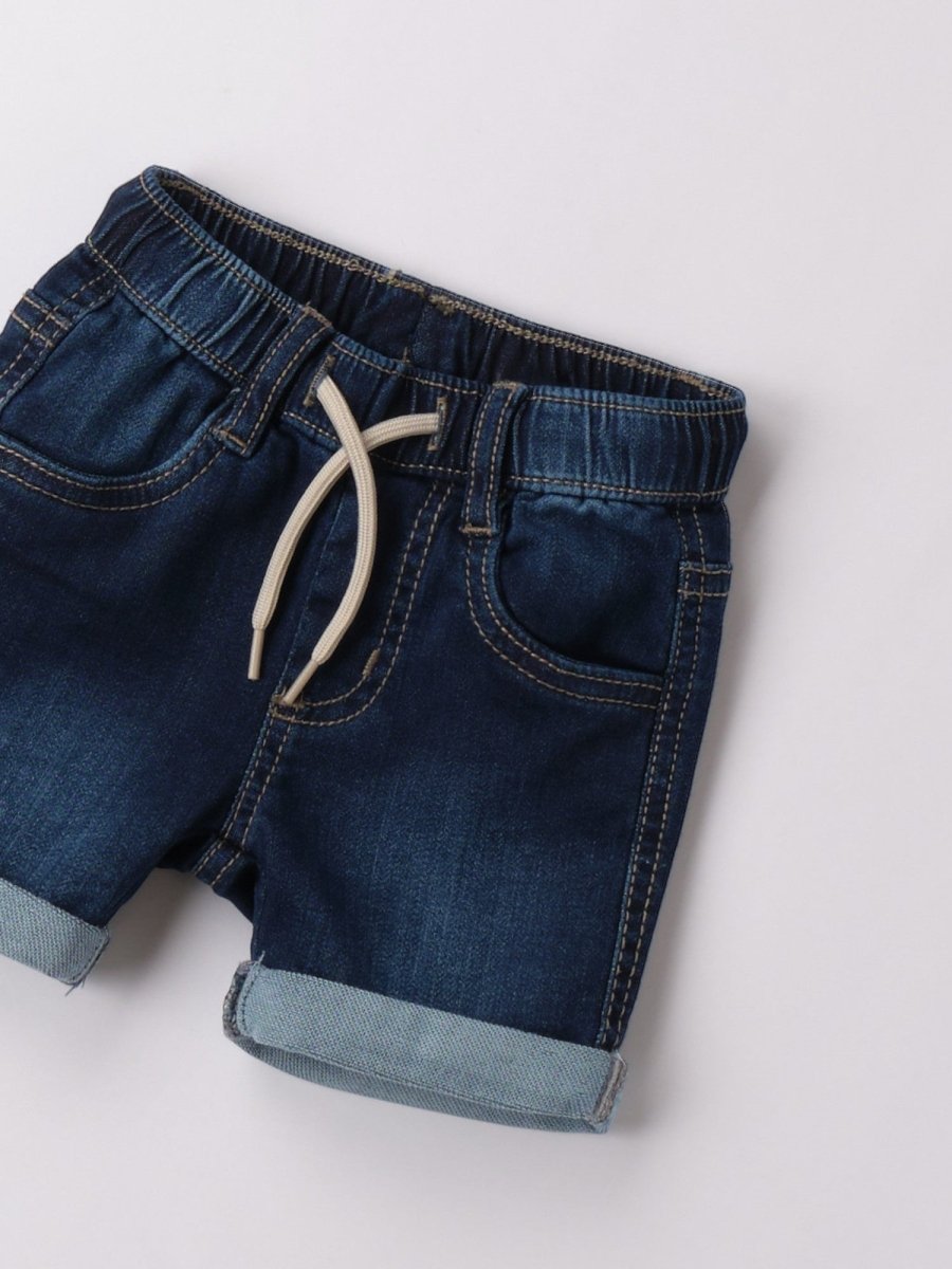 Bermuda Cotone Denim Jeans 3B625/7450 corredino e abbigliamento neonato | NANU' BABY