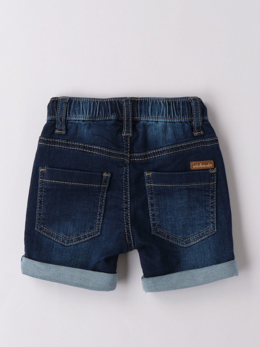 Bermuda Cotone Denim Jeans 3B625/7450 corredino e abbigliamento neonato | NANU' BABY