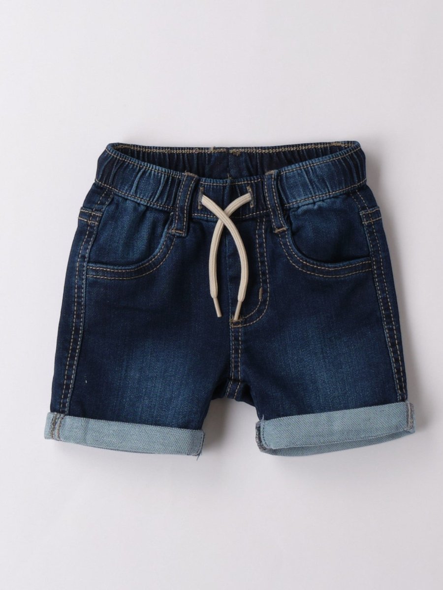 Bermuda Cotone Denim Jeans 3B625/7450 corredino e abbigliamento neonato | NANU' BABY