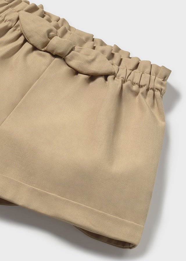 Bermuda Cotone Elegante Beige 1258/BE corredino e abbigliamento neonato | NANU' BABY