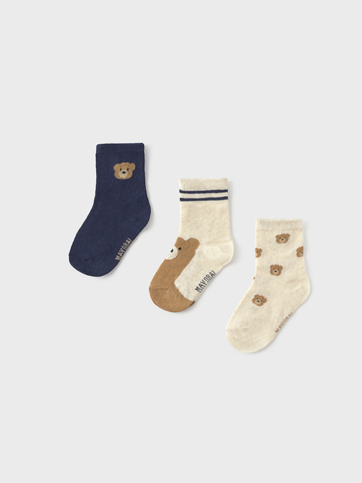 Set 3 calzini fantasia  Blu 10008/50 -  NANU' BABY