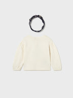 Baby Girl's Cream Headband T-Shirt 2078/26