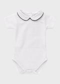 Body Camicia Bimbo Cotone Bianco C63116 corredino e abbigliamento neonato | NANU' BABY