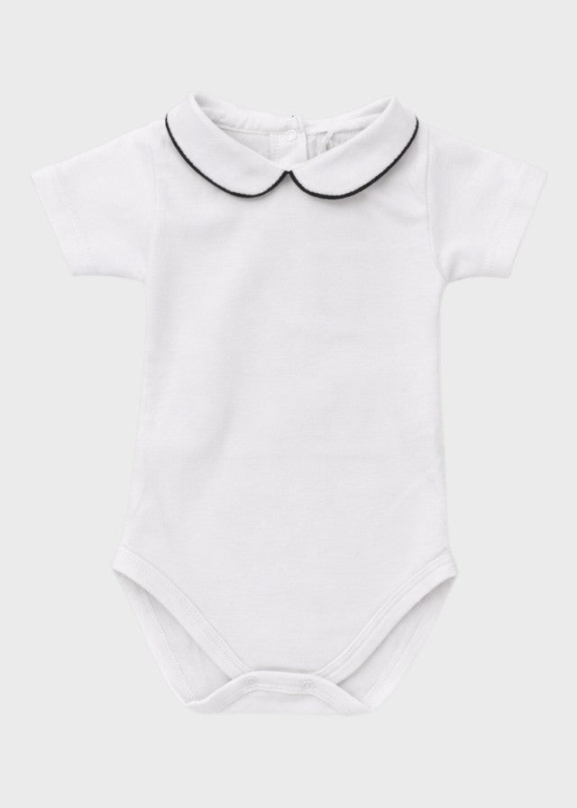 Body Camicia Bimbo Cotone Bianco C63116 corredino e abbigliamento neonato | NANU' BABY