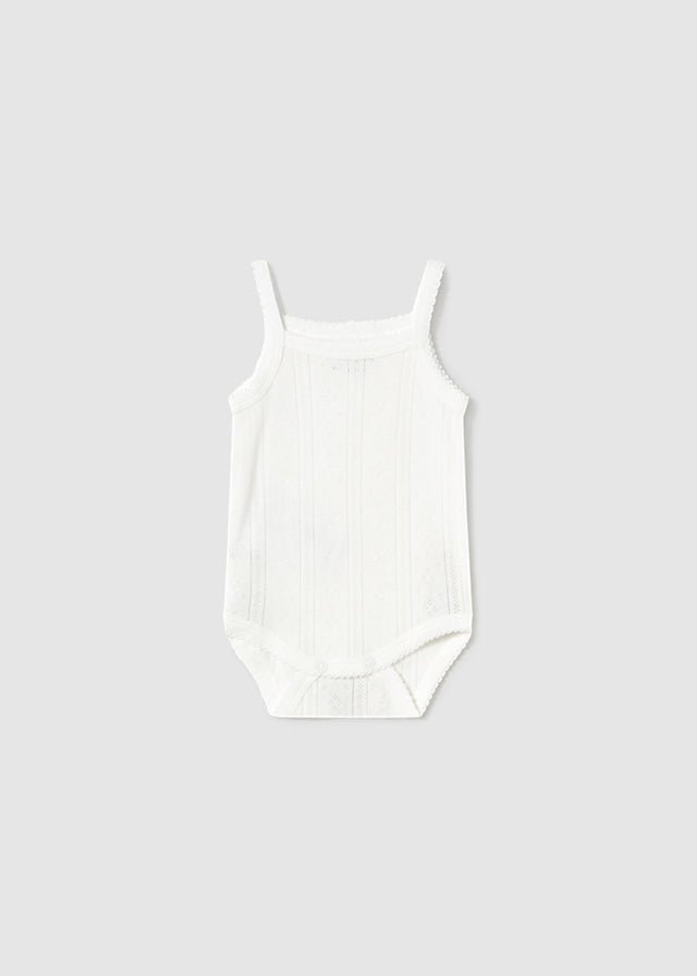 Body Intimo Bretellina Bianco 1745 corredino e abbigliamento neonato | NANU' BABY