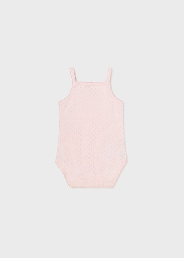Body Intimo Bretellina Rosa 1790 corredino e abbigliamento neonato | NANU' BABY