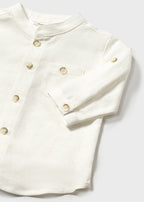 Camicia Cotone Lino Panna MAYORAL 1103/P