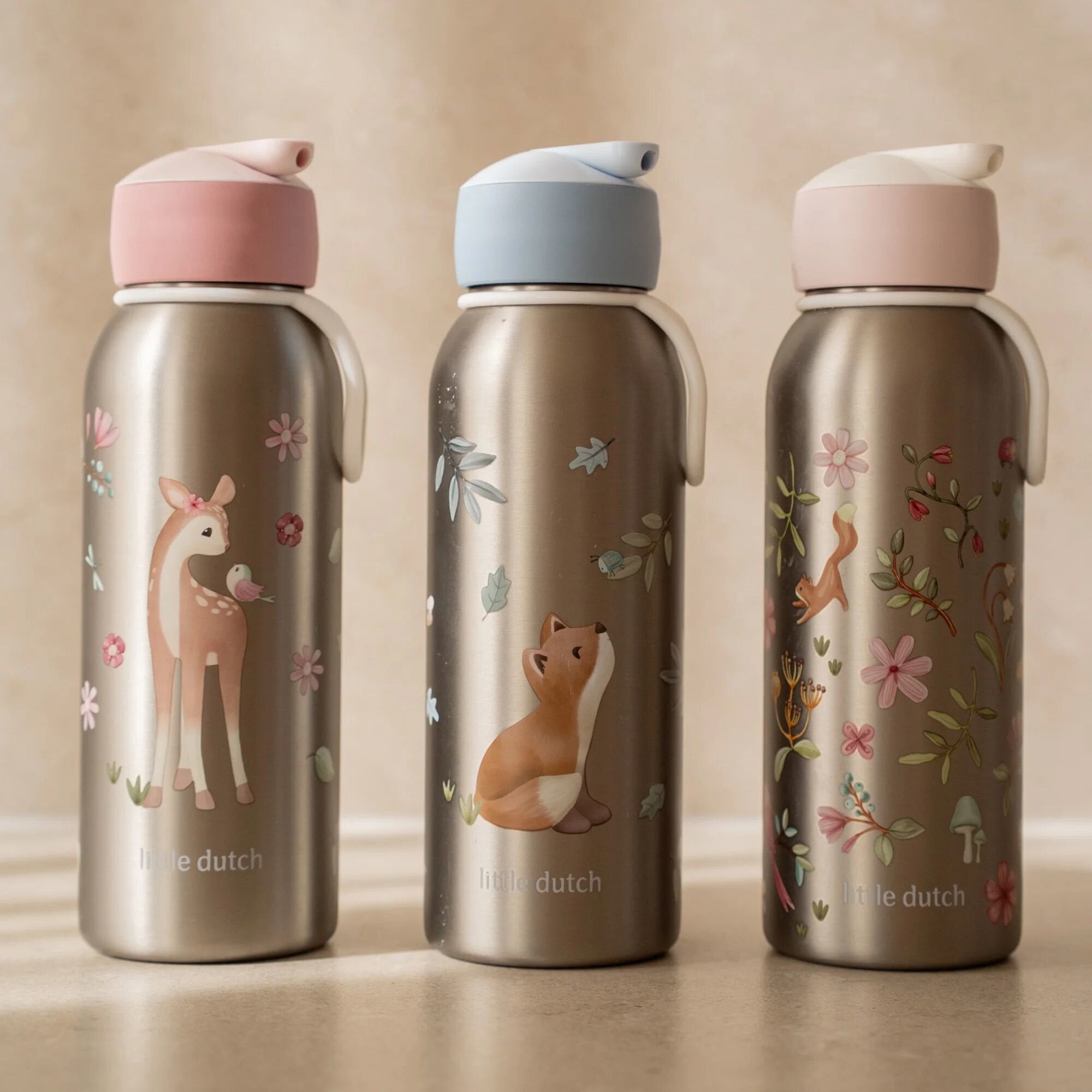 Borraccia Termica flip - up 350ml Rosa 107458065406 corredino e abbigliamento neonato | NANU' BABY