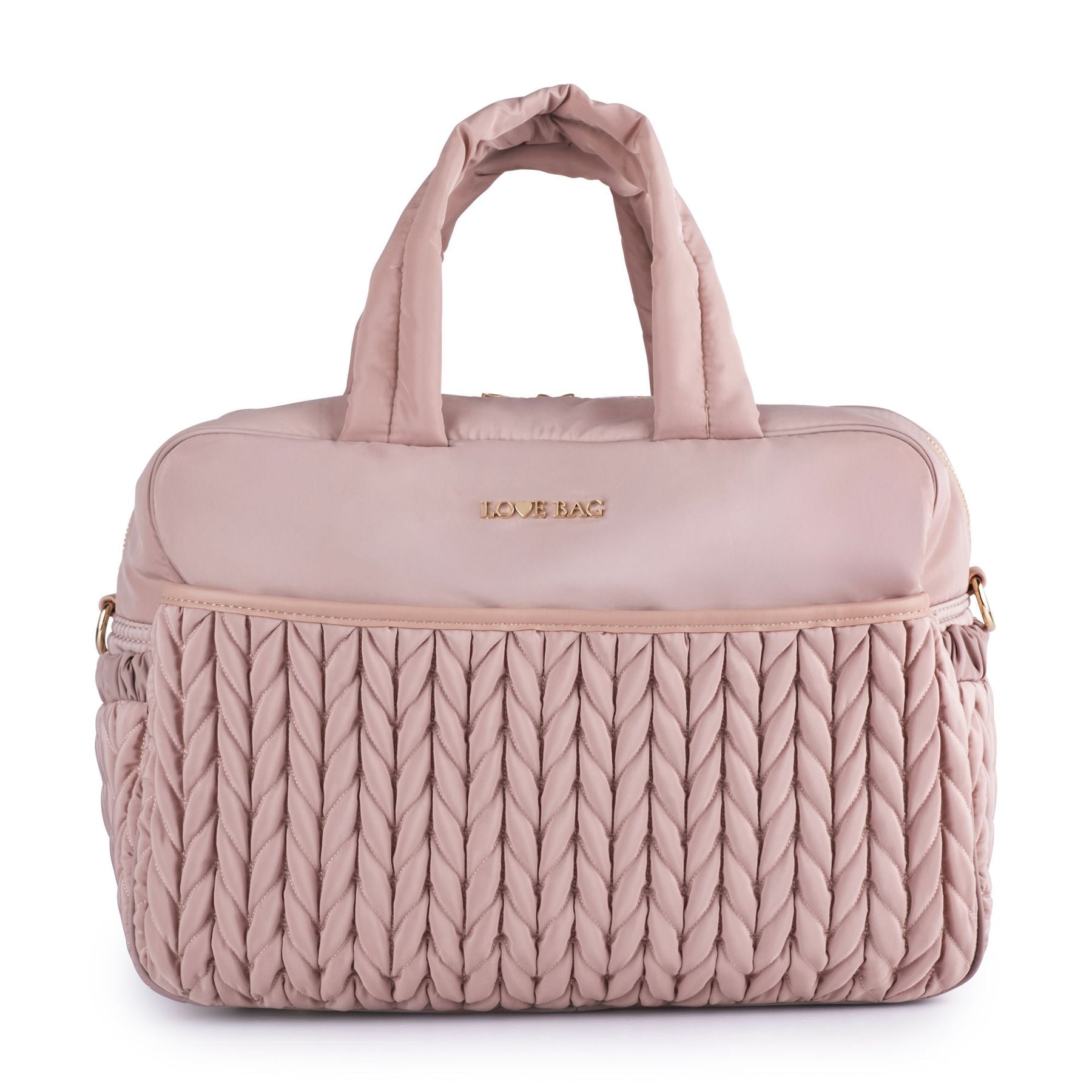 Borsa 48 ore Rosa Cipria LOVE BAG - Tessuto Premium corredino e abbigliamento neonato | NANU' BABY