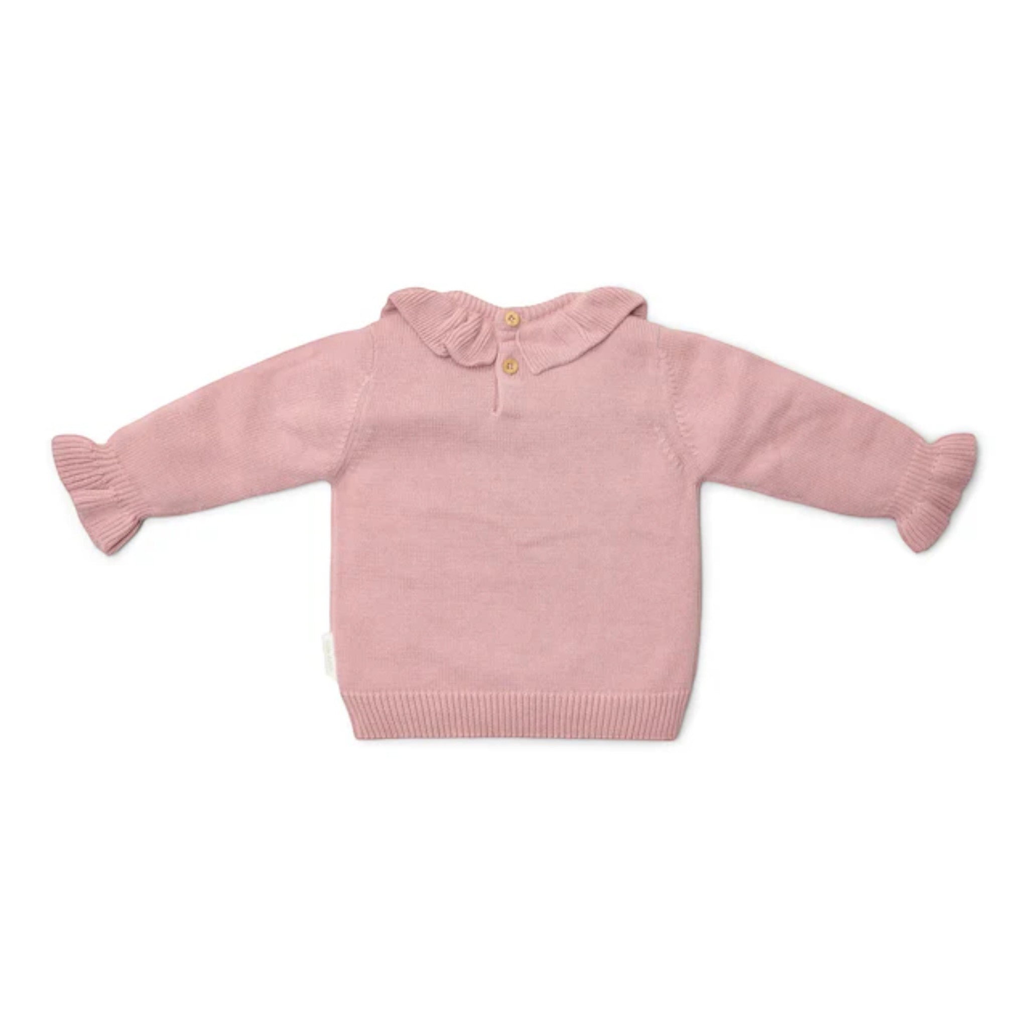 Maglione lavorato a maglia - Giardino delle fate Bimba Rosa CL25092019