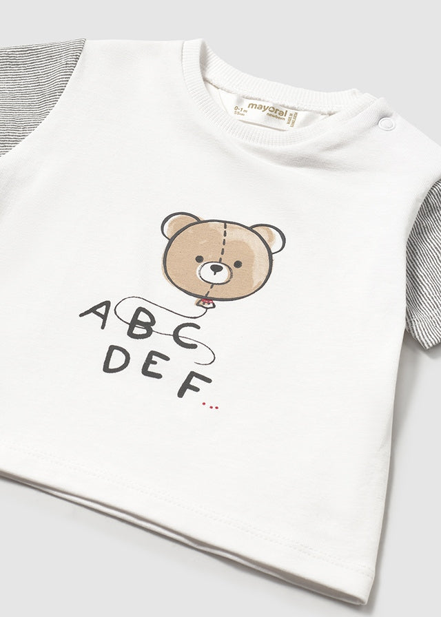 T-shirt Cotone Bianco MAYORAL 1037/B