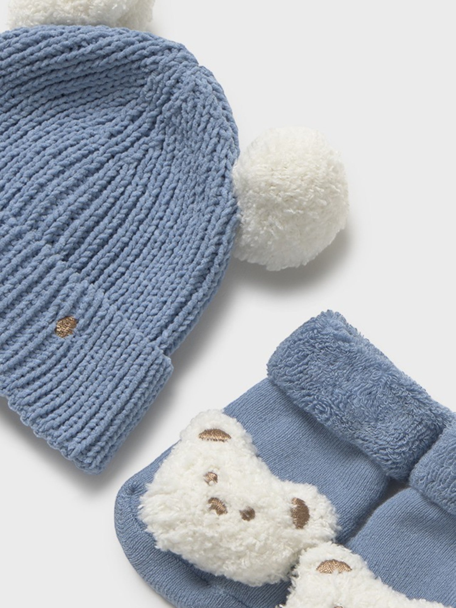 Set cappello e calzini  AZZURRO 9933/81 -  NANU' BABY