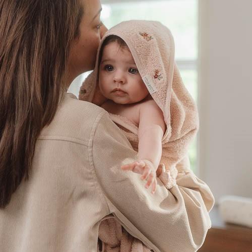 Asciugamano con cappuccio - Giardino delle fate Neonata ROSA TE50654031