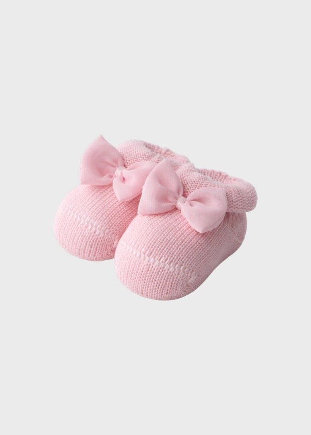 Babbucce Cotone Farfalle Organza Rosa 766