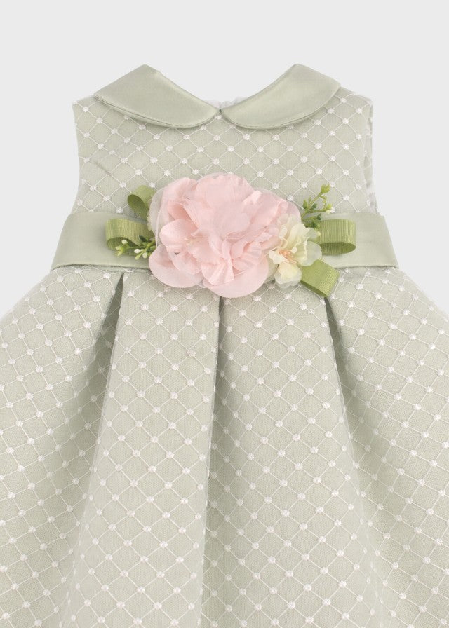 Abito Pizzo Pois Verde GG2635I