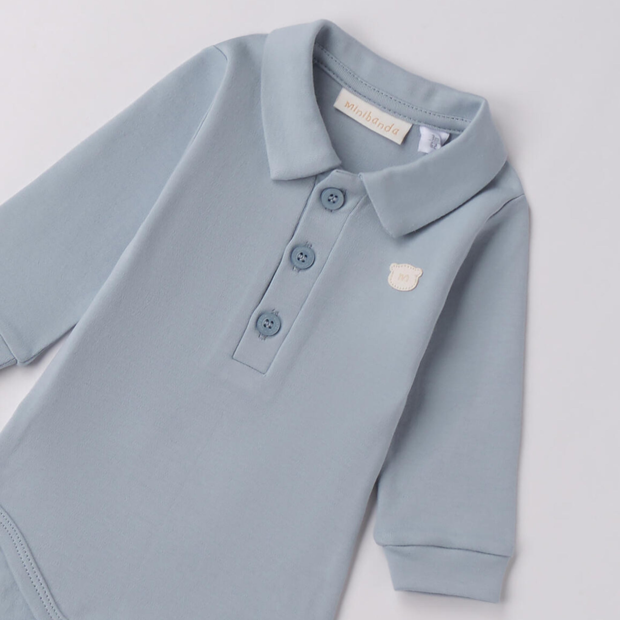 Body Manica Lunga Cotone Neonato Avion 3F615/3825