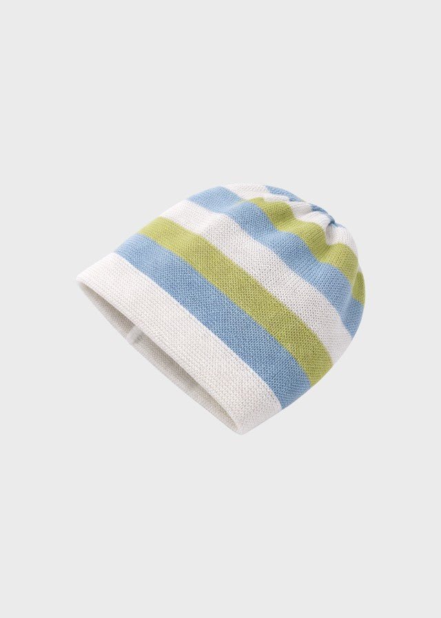 Cappellino Cotone Cielo Lime EK6071/C corredino e abbigliamento neonato | NANU' BABY