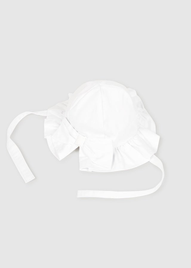 Cappello Cotone Lyocell Bianco 9070/66 corredino e abbigliamento neonato | NANU' BABY